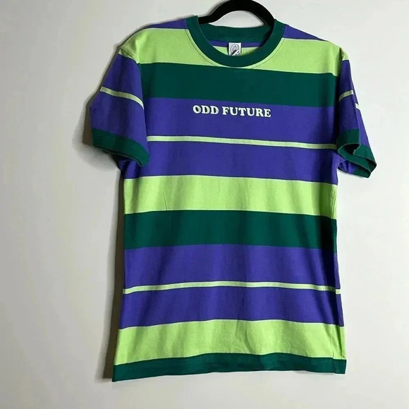 Odd Future Stripped T-Shirt - Picture 1 of 5